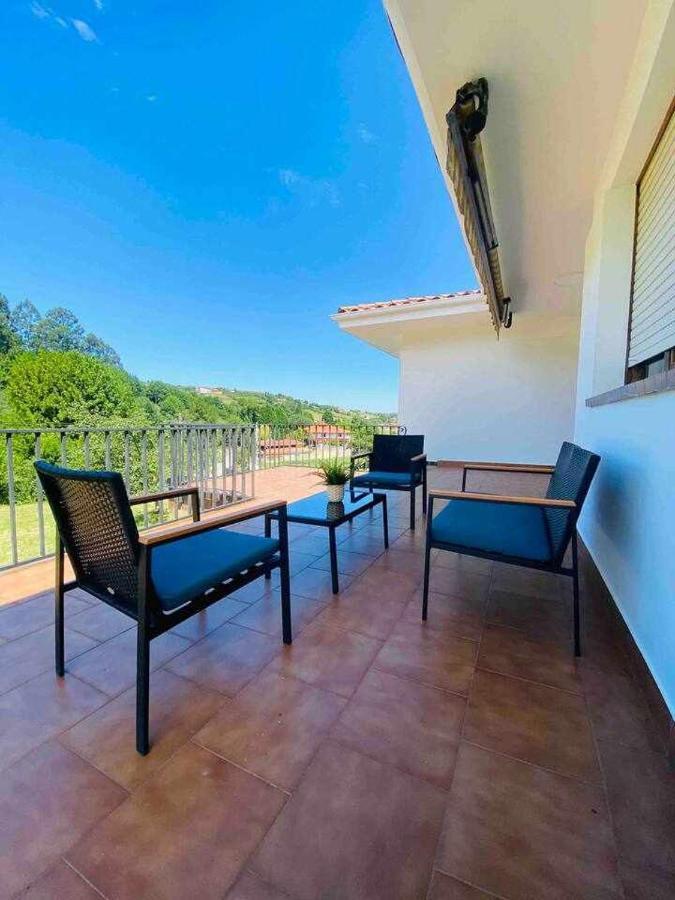 Villa La Fayonarelax Y Desconexion Al Lado De Gijon Llantones Esterno foto